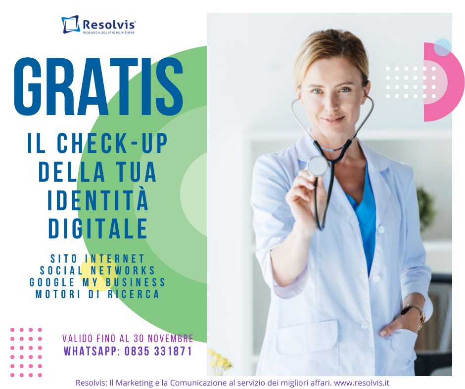 GRATIS il check-up della tua identità digitale!