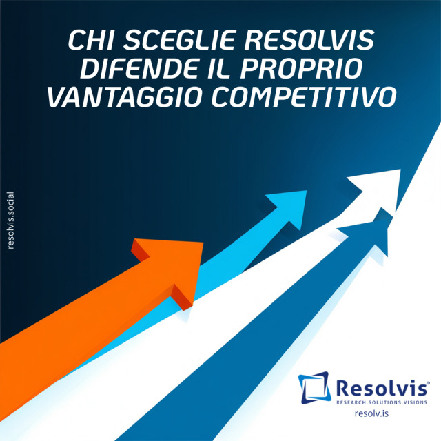 Chi sceglie Resolvis difende il proprio vantaggio competitivo
