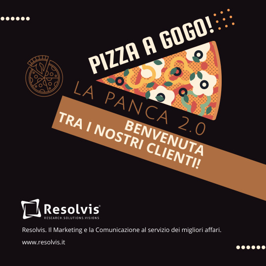 Pizzeria La Panca 2.0: benvenuta tra i clienti di Resolvis!