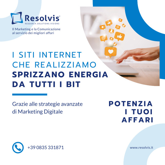 I siti internet che realizziamo sprizzano energia da tutti i bit